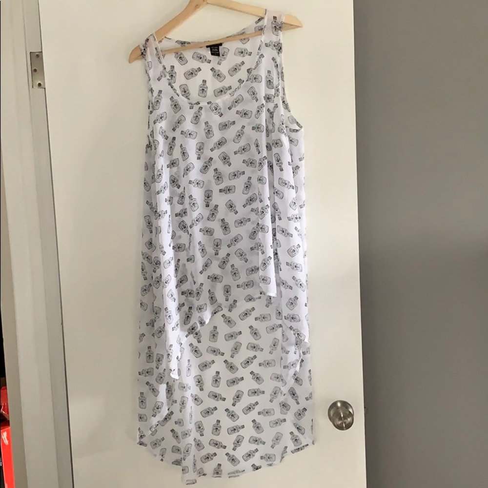 Torrid shirt to long poison blouse